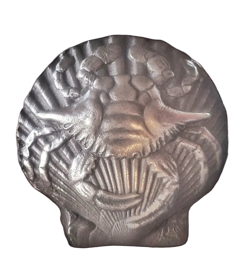 Handcrafted Blue Crab and Scallop chocolate bar made in Bozeman, Montana