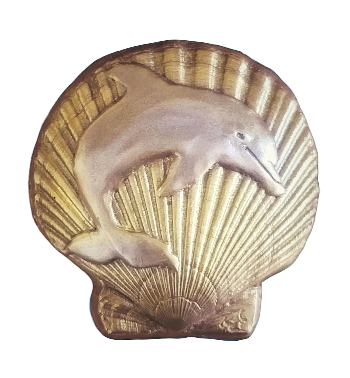 Handcrafted Porpoise and Scallop chocolate bar made in Bozeman, Montana