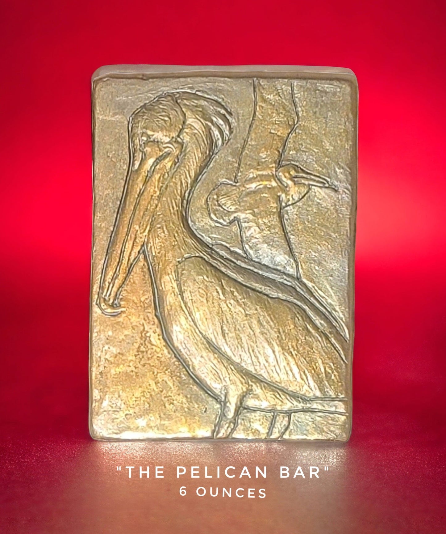 Handcrafted Pelican bird chocolate bar made in Bozeman, Montana