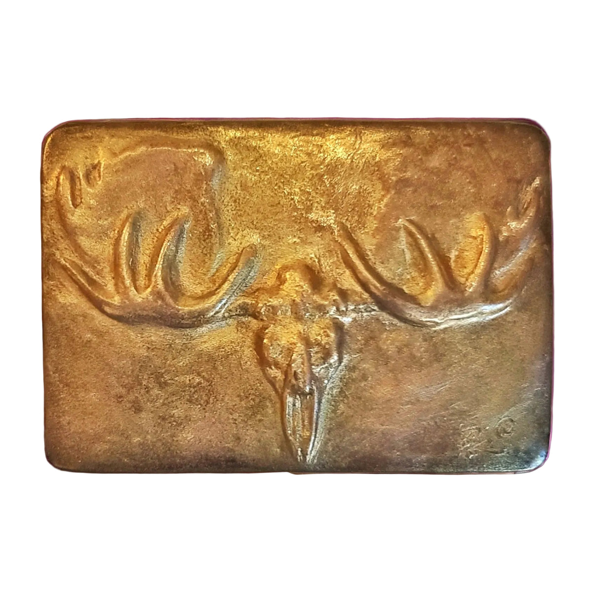 Handcrafted Moose Skull chocolate bar made in Bozeman, Montana