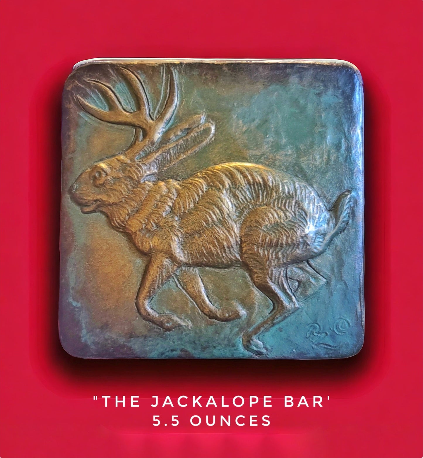 Handcrafted Jackalope cryptid chocolate bar made in Bozeman, Montana