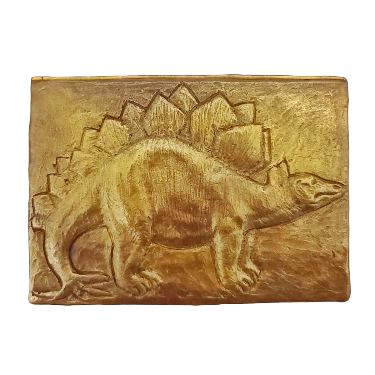 Handcrafted Stegosaurus Dinosaur chocolate bar made in Bozeman, Montana