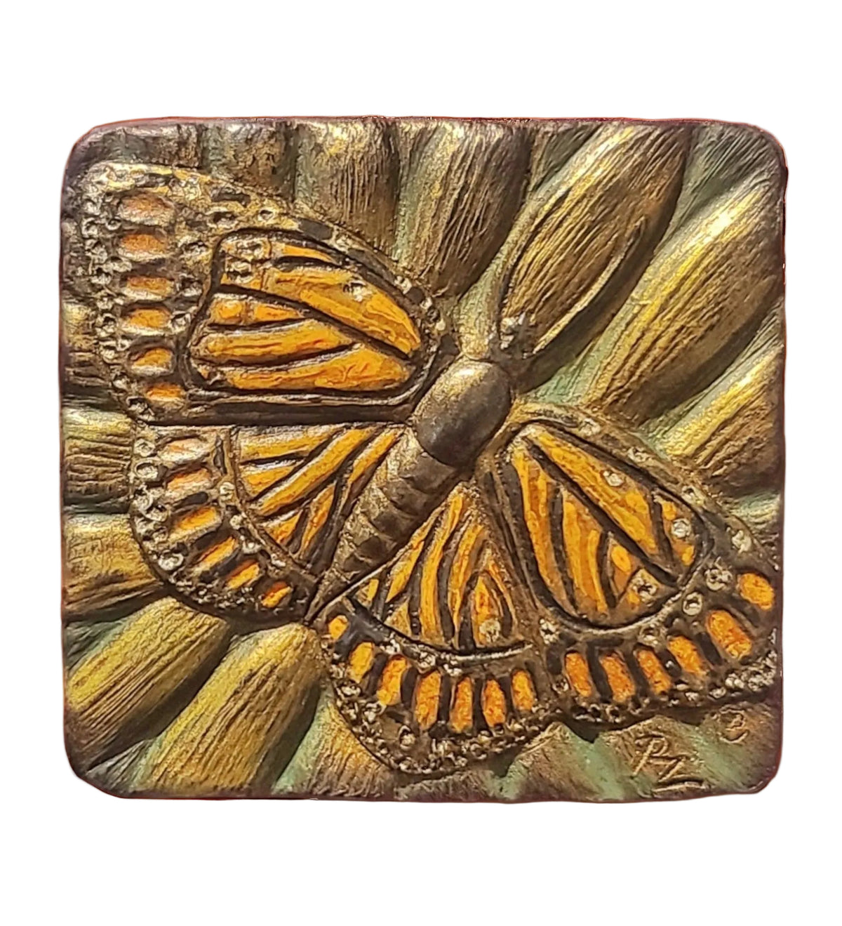 Handcrafted Butterfly chocolate bar made in Bozeman, Montana