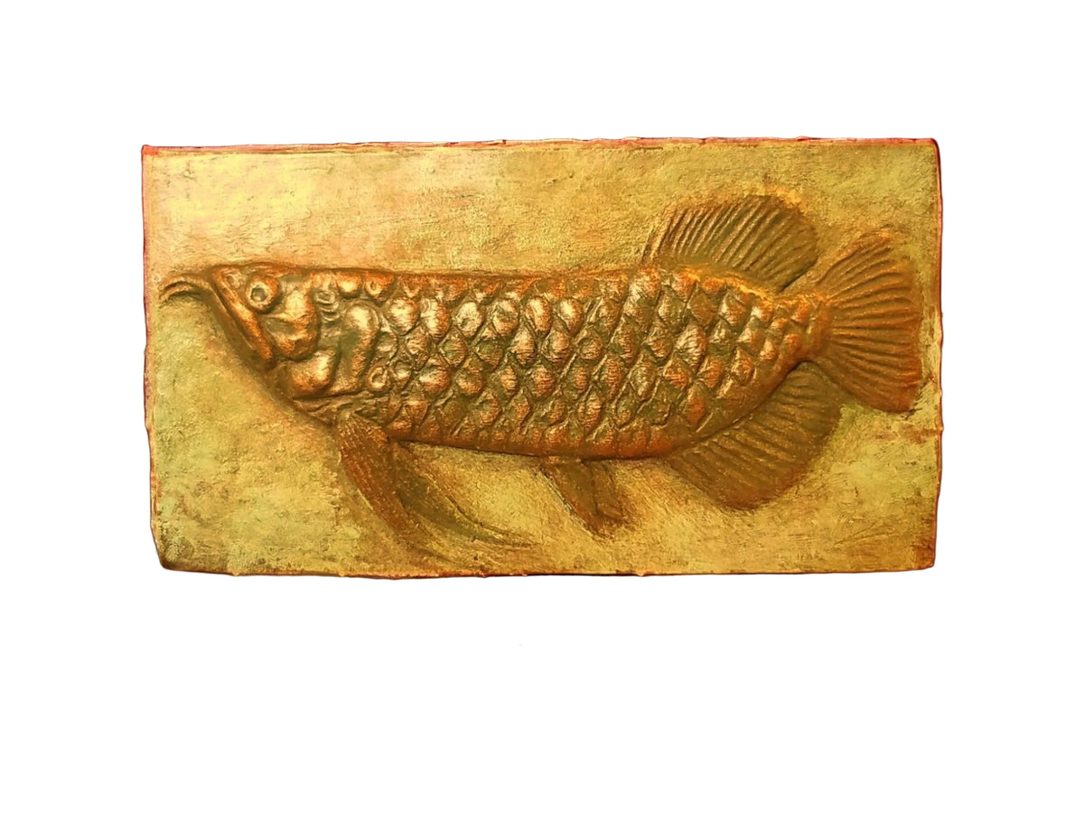 Handcrafted arowana fish chocolate bar made in Bozeman, Montana