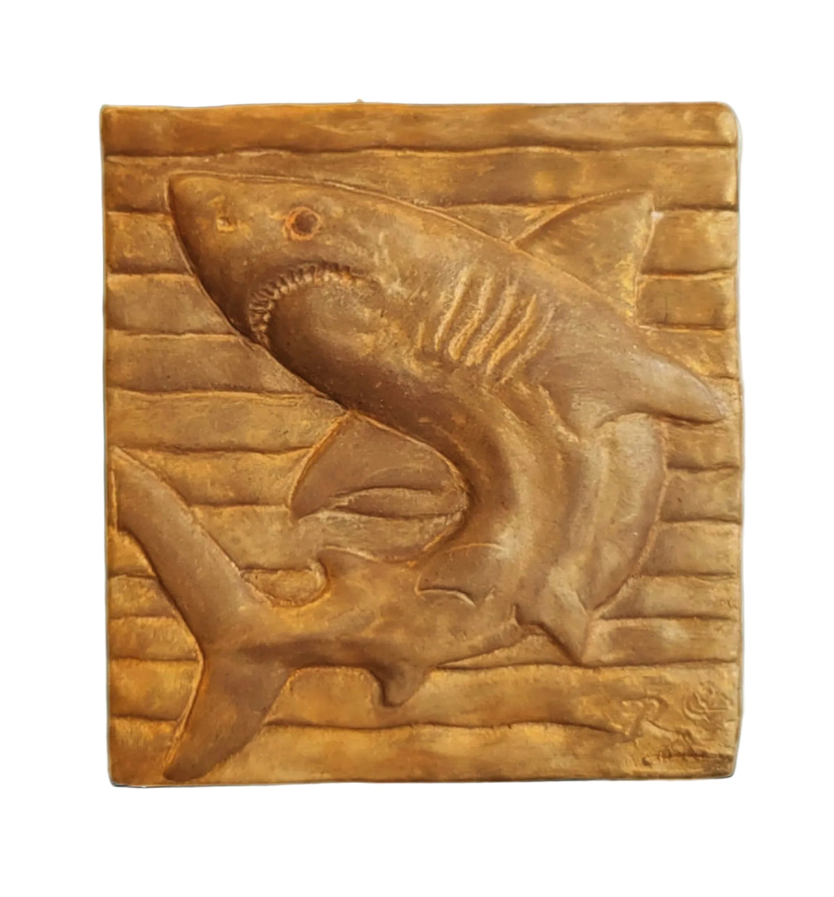 Handcrafted Great White Shark chocolate bar made in Bozeman, Montana