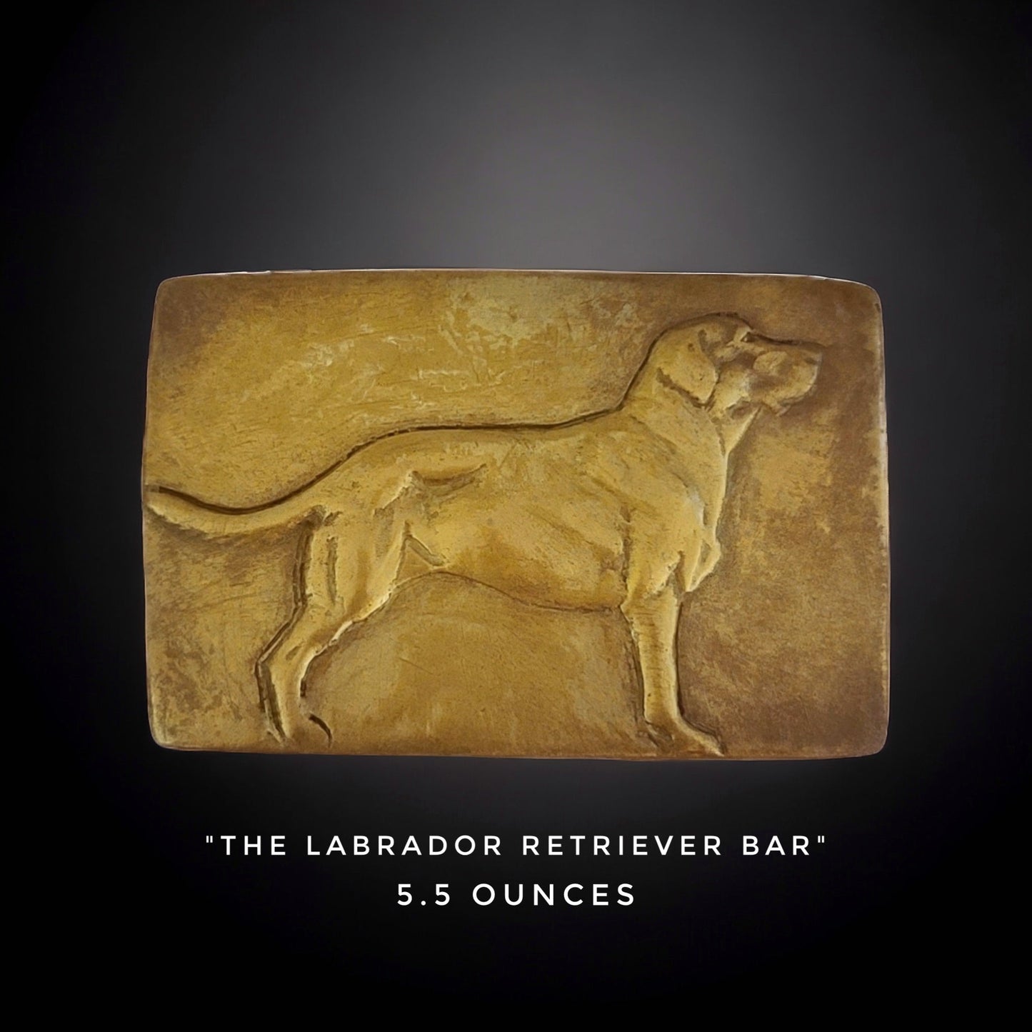 Handcrafted Labrador Retriever dog chocolate bar made in Bozeman, Montana