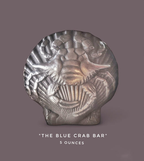 Handcrafted Blue Crab and Scallop chocolate bar made in Bozeman, Montana