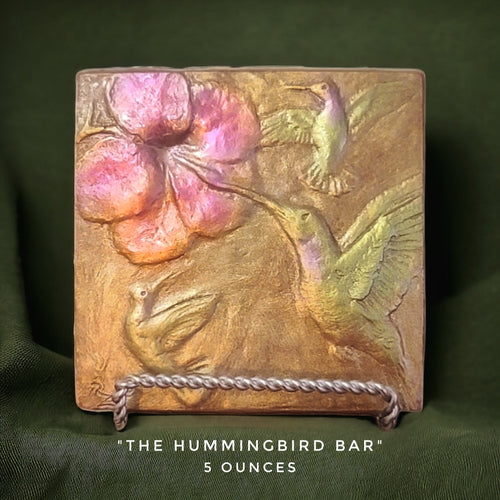Handcrafted Hummingbird chocolate bar made in Bozeman, Montana
