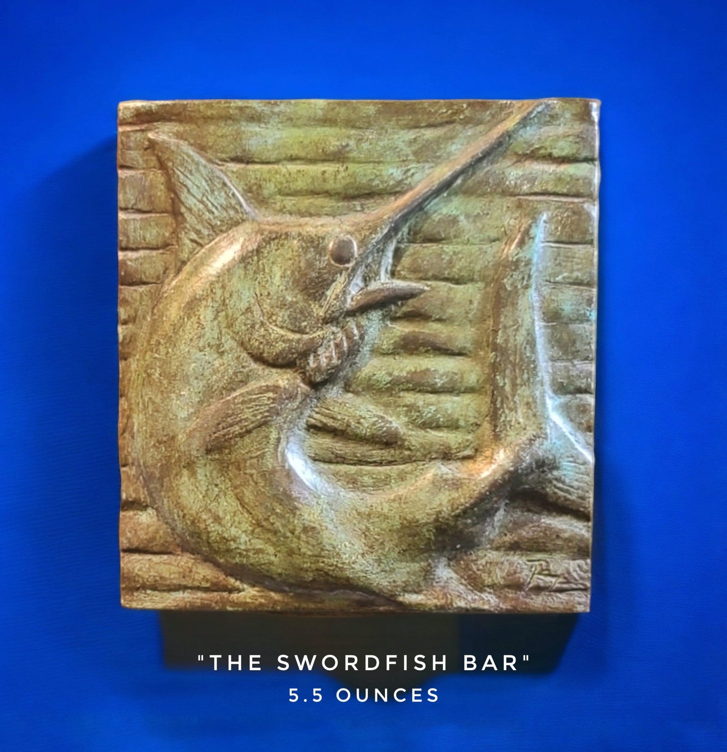 Handcrafted Swordfish chocolate bar made in Bozeman, Montana
