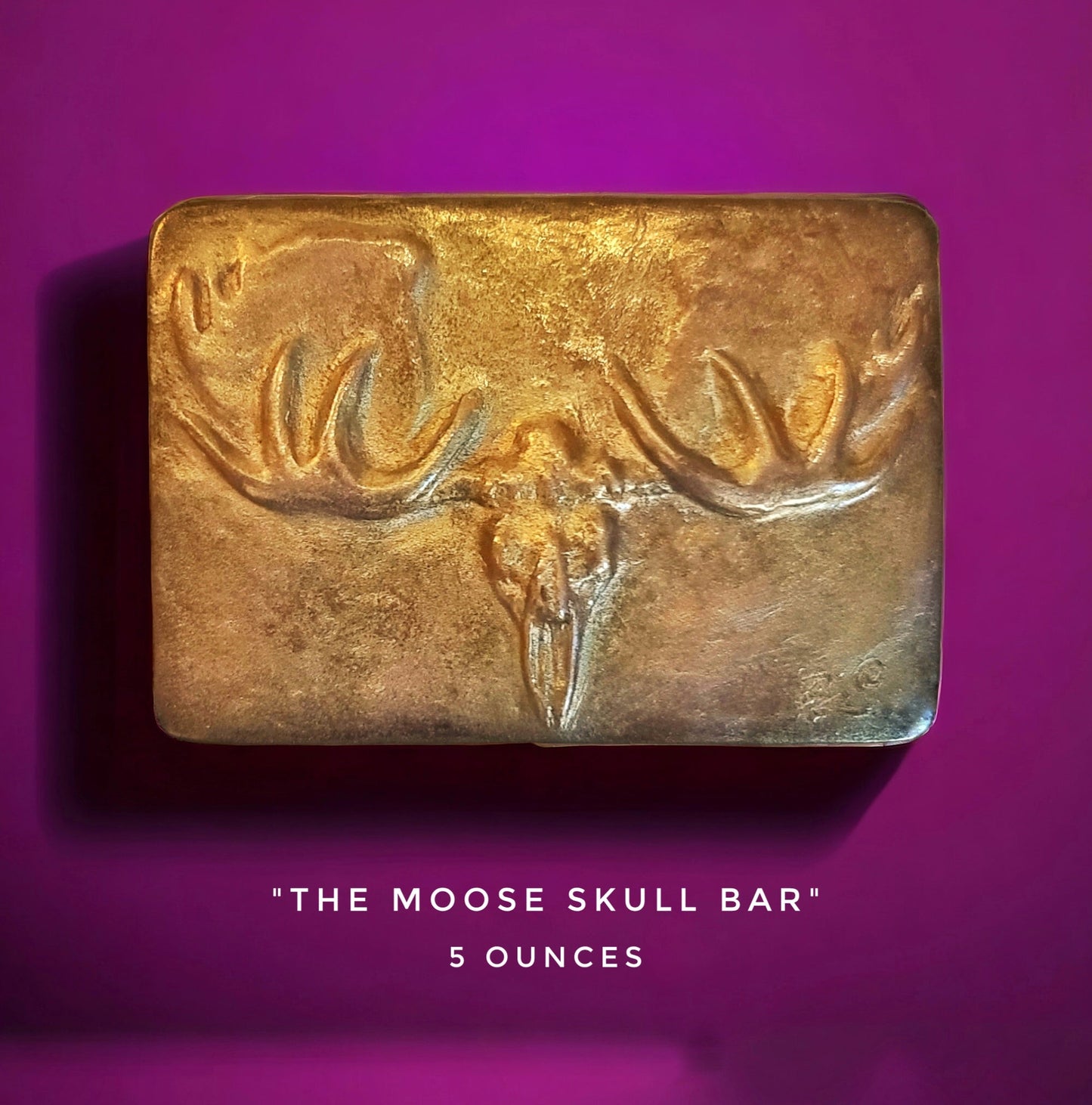 Handcrafted Moose Skull chocolate bar made in Bozeman, Montana
