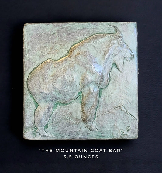 Handcrafted Mountain Goat chocolate bar made in Bozeman, Montana