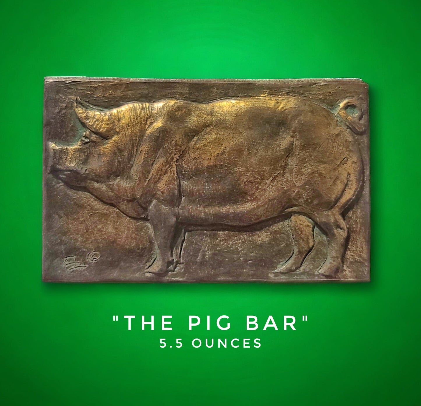 Handcrafted Pig chocolate bar made in Bozeman, Montana
