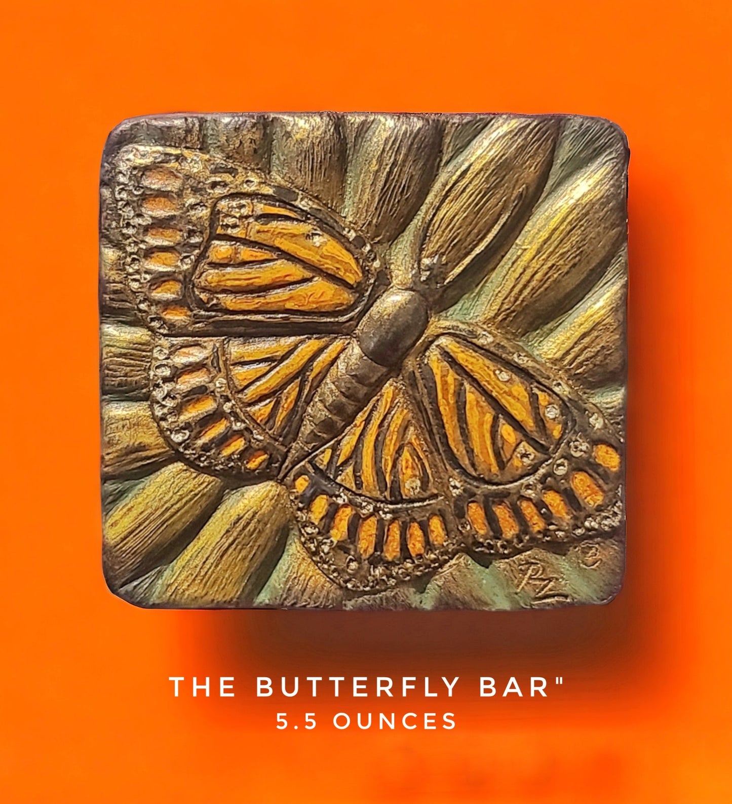 Handcrafted Butterfly chocolate bar made in Bozeman, Montana