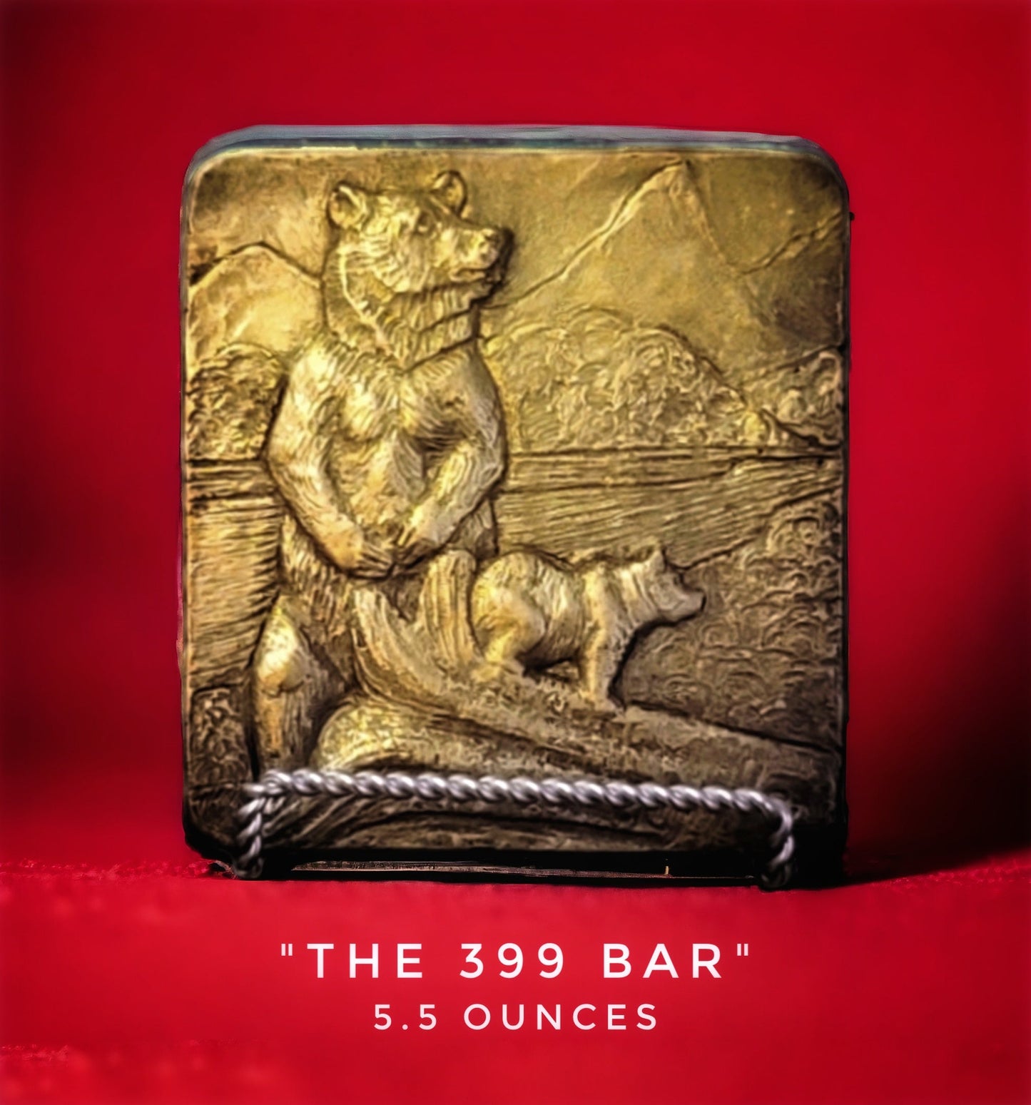 Handcrafted Grizzly Bear 399 Queen of the Tetons chocolate bar made in Bozeman, Montana
