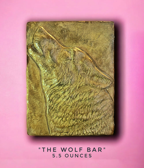 Handcrafted Howling Wolf chocolate bar made in Bozeman, Montana
