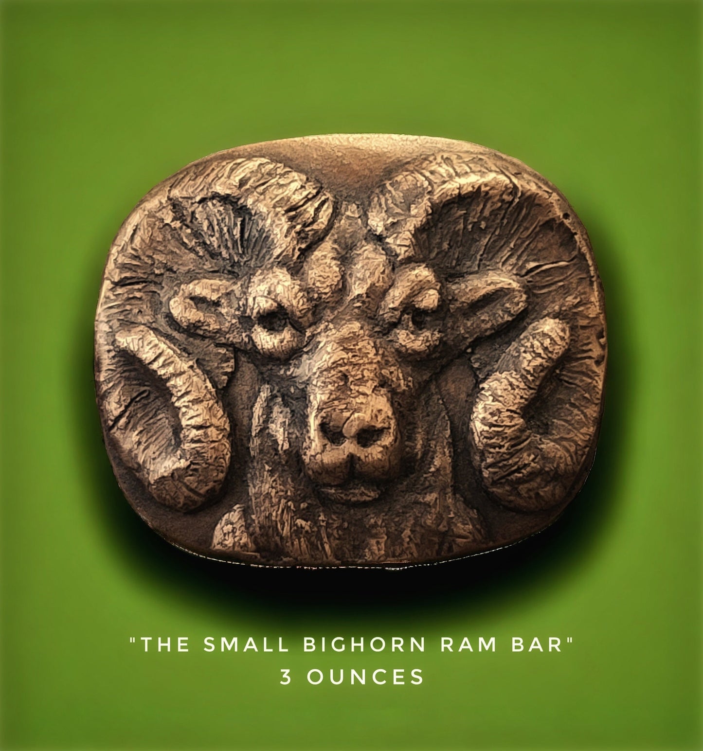 Handcrafted Bighorn Ram chocolate bar made in Bozeman, Montana

