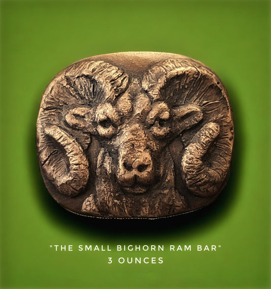 Handcrafted Bighorn Ram chocolate bar made in Bozeman, Montana
