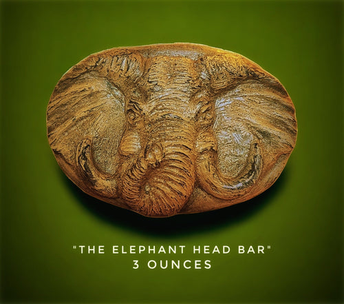 Handcrafted elephant chocolate bar made in Bozeman, Montana
