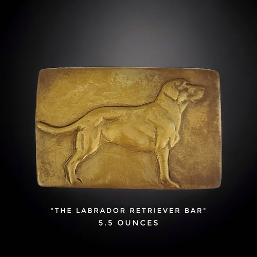 Handcrafted Labrador Retriever dog chocolate bar made in Bozeman, Montana
